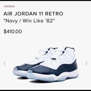 AIR JORDAN 11 RETRO
"Navy / Win Like '82"